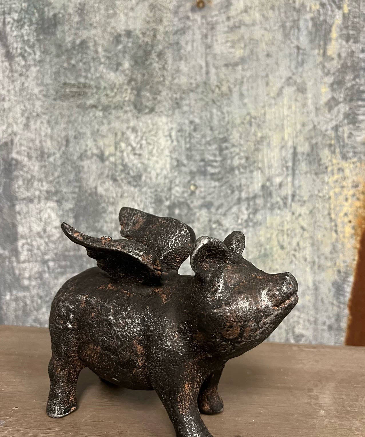 Cast Iron Flying Pig