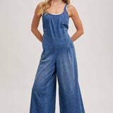 Denim Overall Jumpsuit