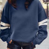 Varsity Striped Sweatshirt