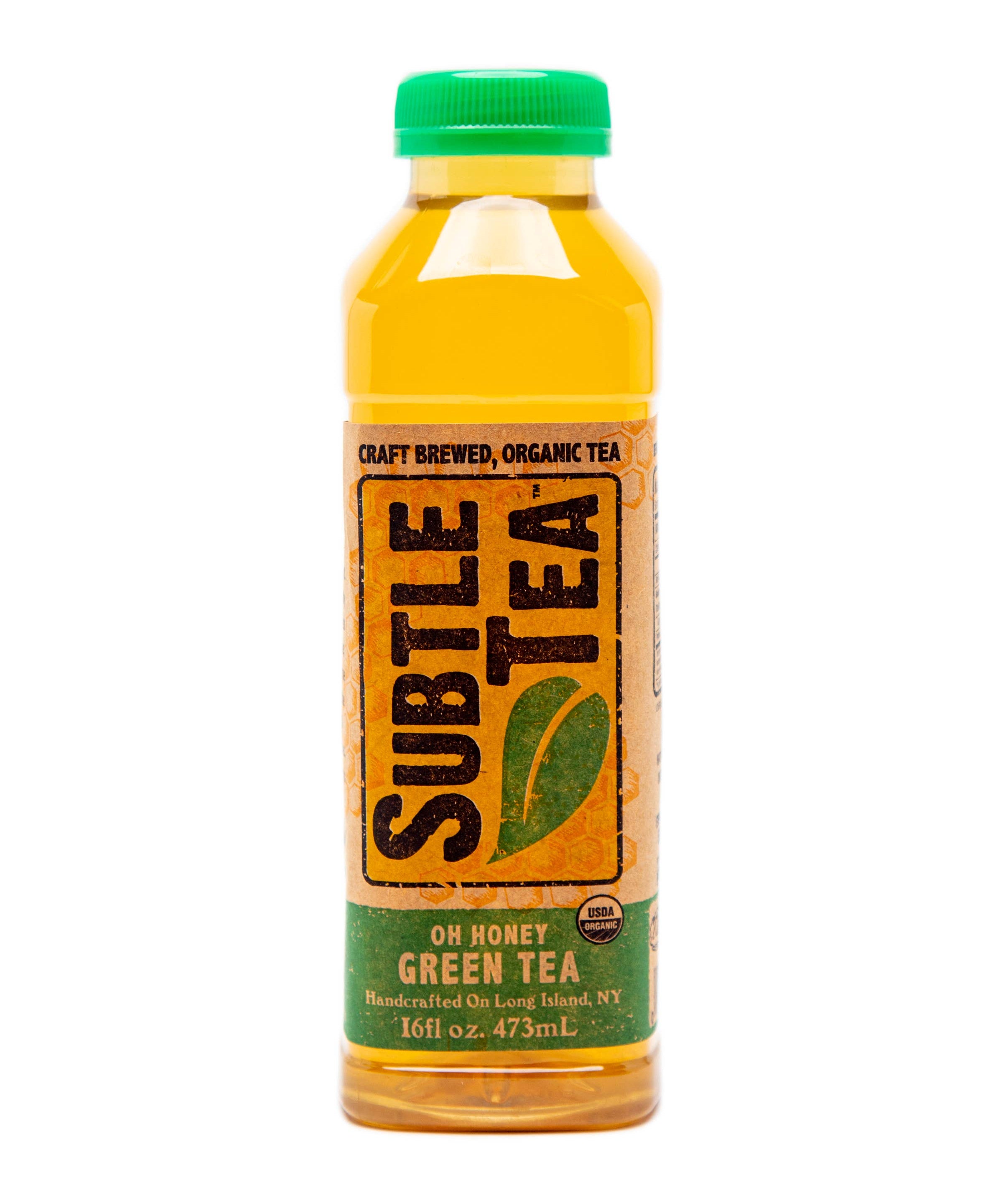 Subtle Tea Oh Honey - Green - 16 oz - Case (12 Bottles)