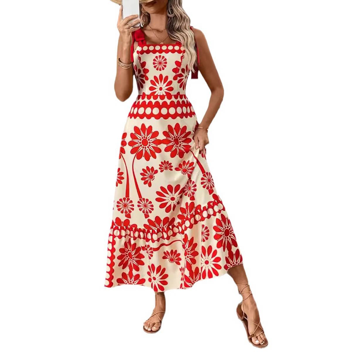 Boho Chic Floral Dress
