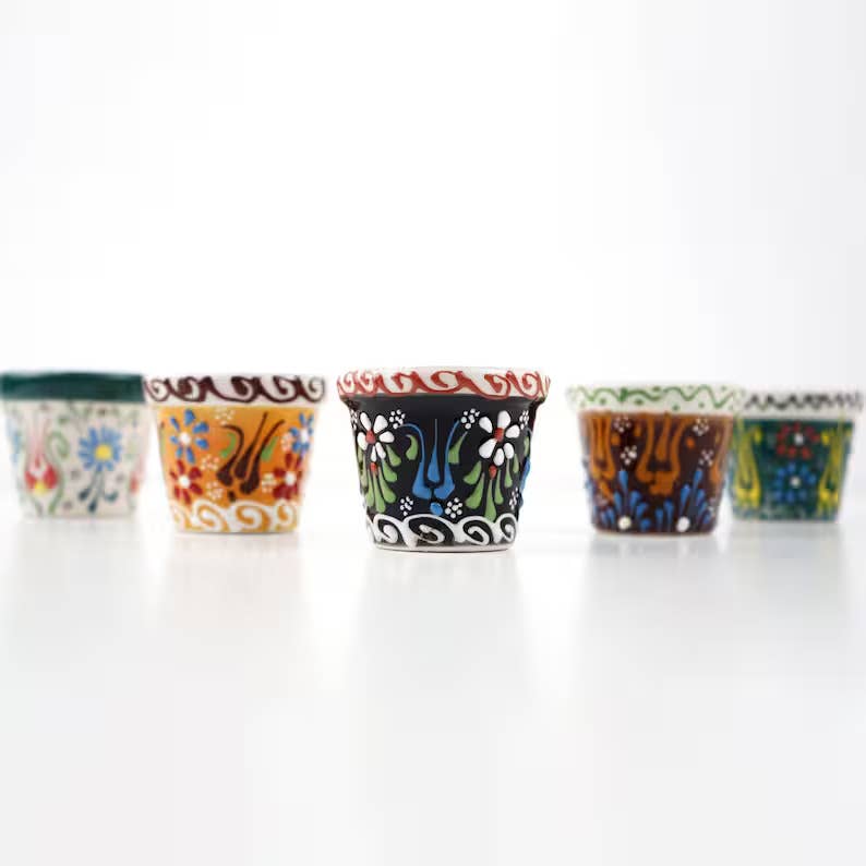 Handmade Turkish Ceramic Succulent Pots