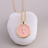 Cross Medallion Necklace