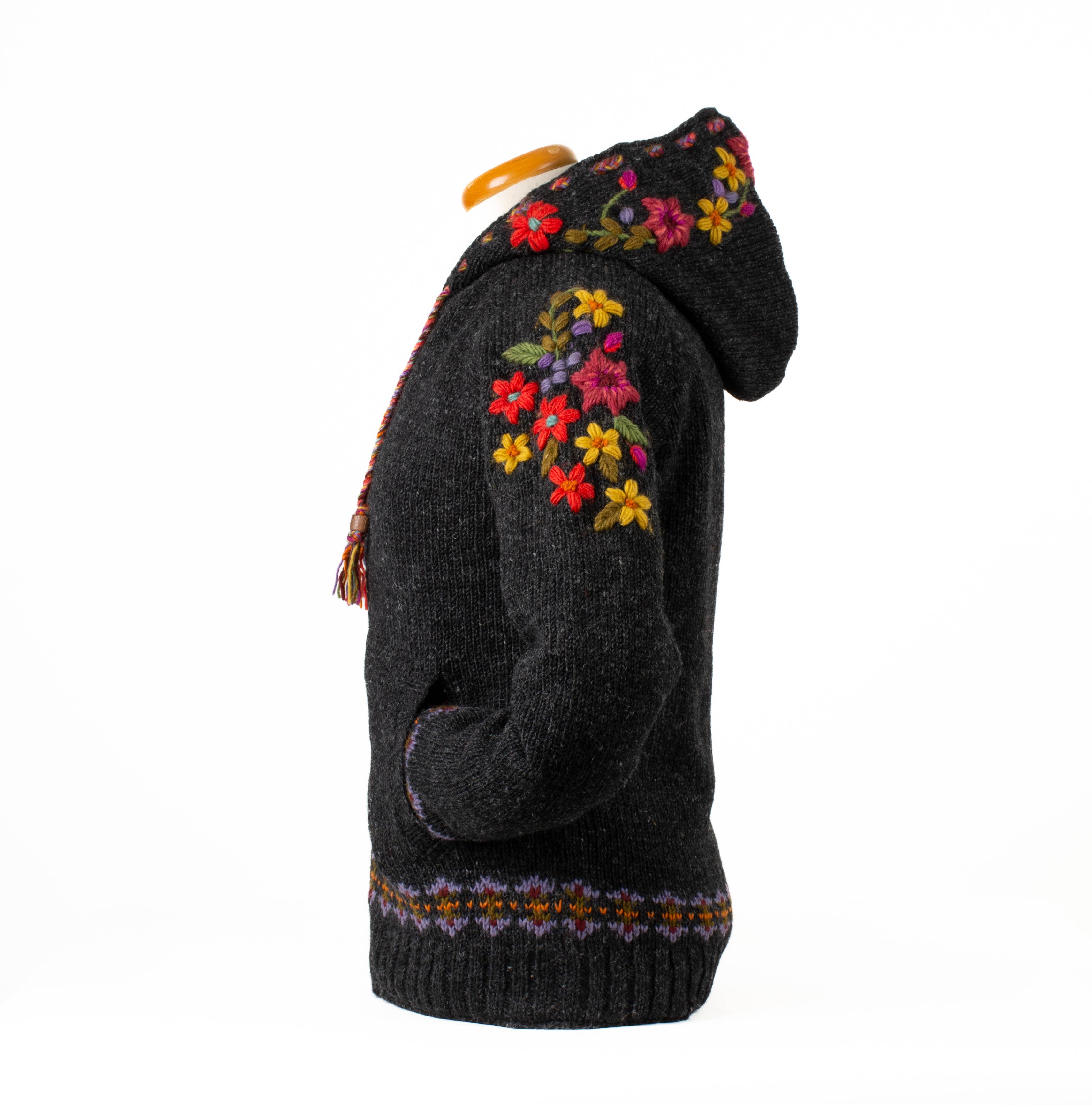 Wildflower Wool Zip Hoodie