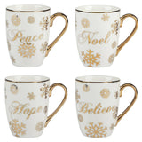 Christmas Glitter Gold Mug