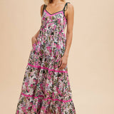 Cotton Floral Maxi Dress