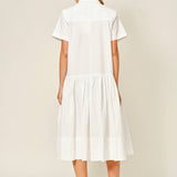 AJD5934 SHORT SLEEVE COTTON SHIRTS DRESS