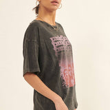 Pink Floyd Band Photo Mineral Wash Graphic Tee