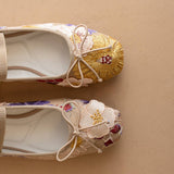 The London | Floral Ballet Pointe Flat
