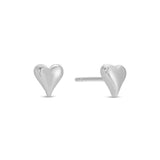 Heart Velvet Stud Set