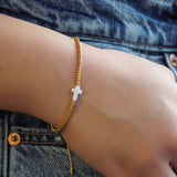 Intentions Cord Bracelet-Cross, Inspirational Gift Jewelry