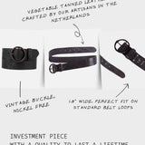 Pip | Vintage Full-Grain Leather Belt for Women
