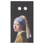 The Girl with a Pearl Post Earrings