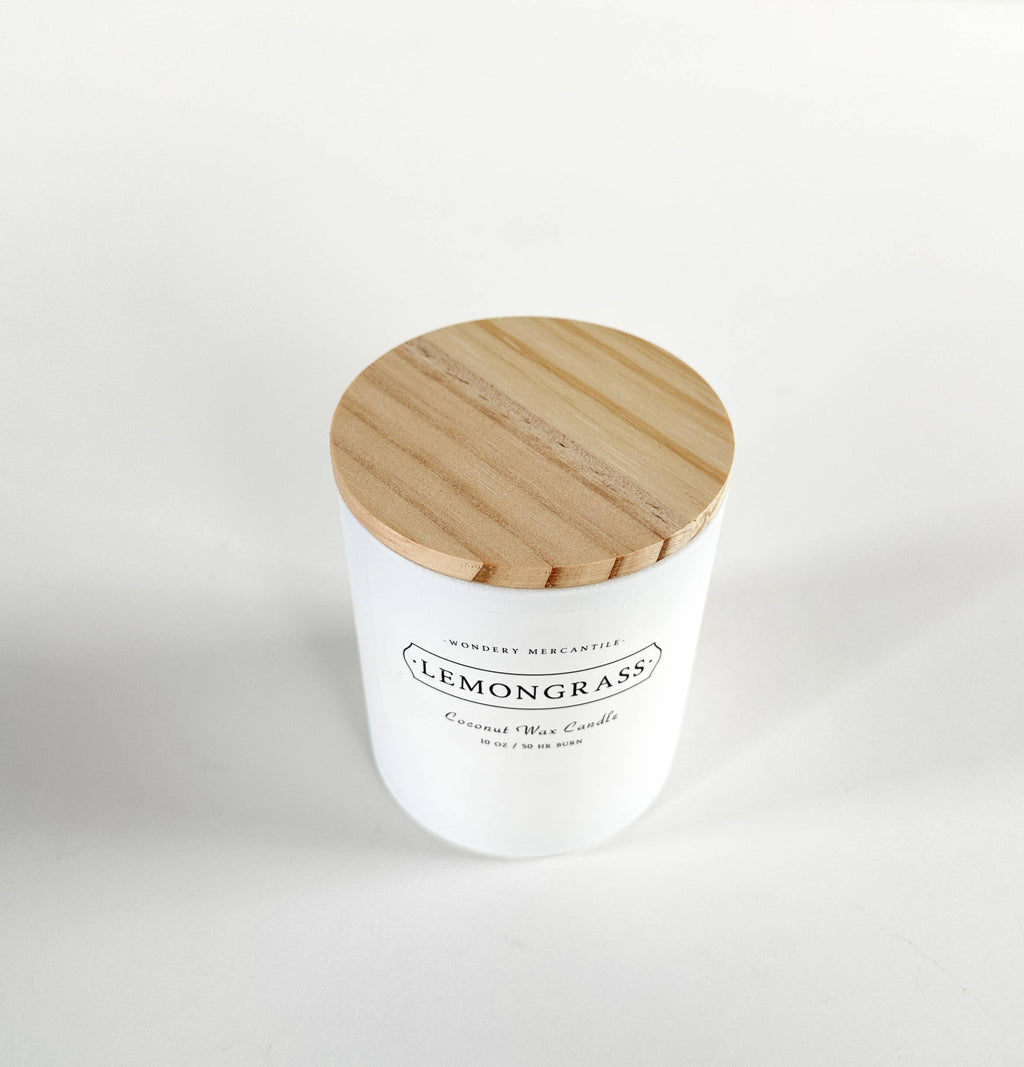Lemongrass Coconut Wax Candle | Clove, Lime, Cedar