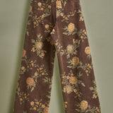 Vintage Botanical High-Rise Wide Leg Denim