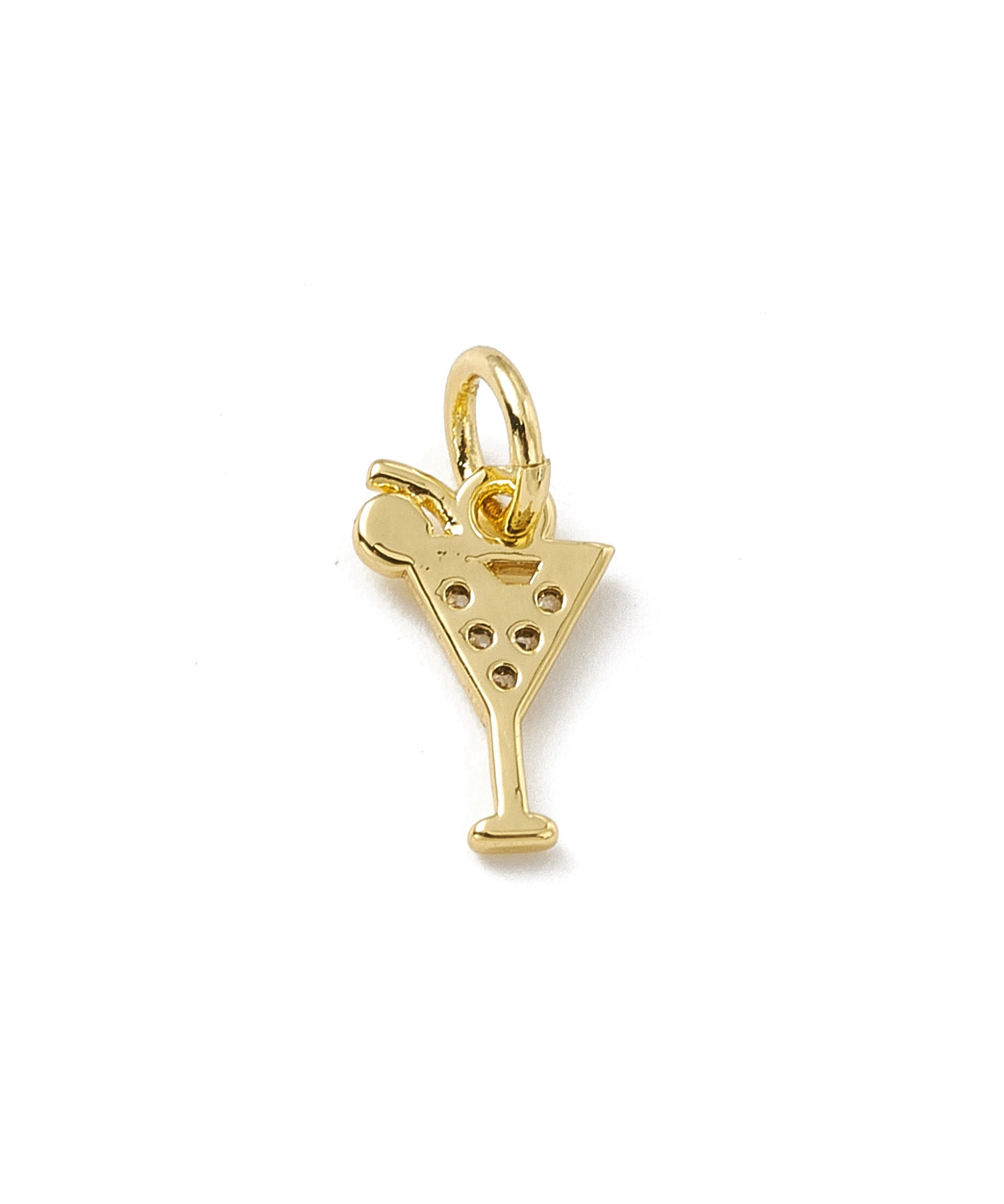 Gold Cocktail Hour Charm