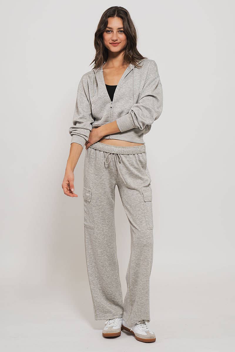 Relaxed Fit Cargo Sweatpants