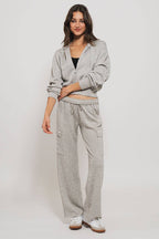 Relaxed Fit Cargo Sweatpants