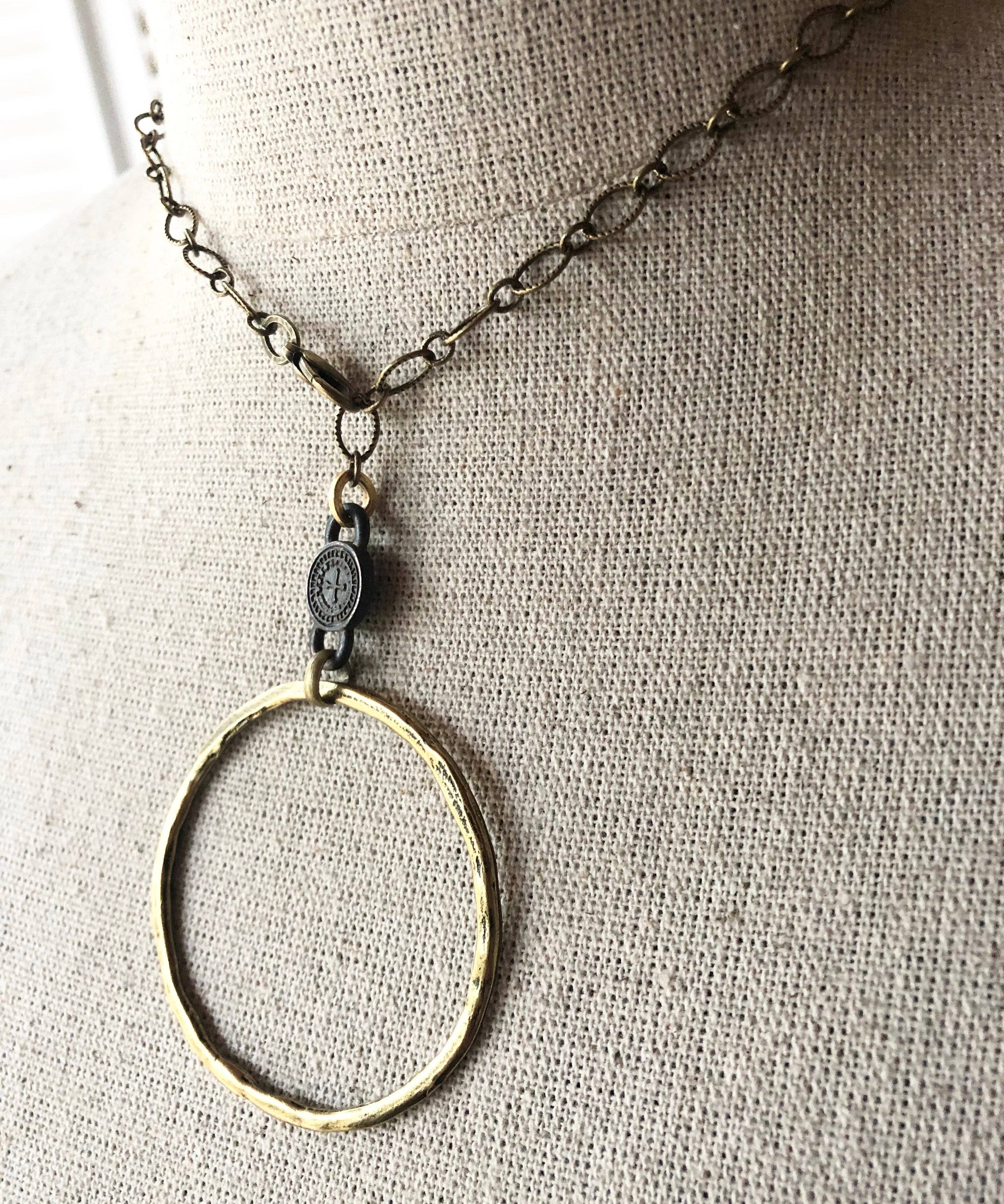 Full Circle Rustic Necklace