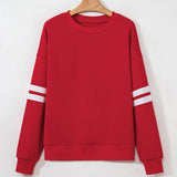 Varsity Striped Sweatshirt