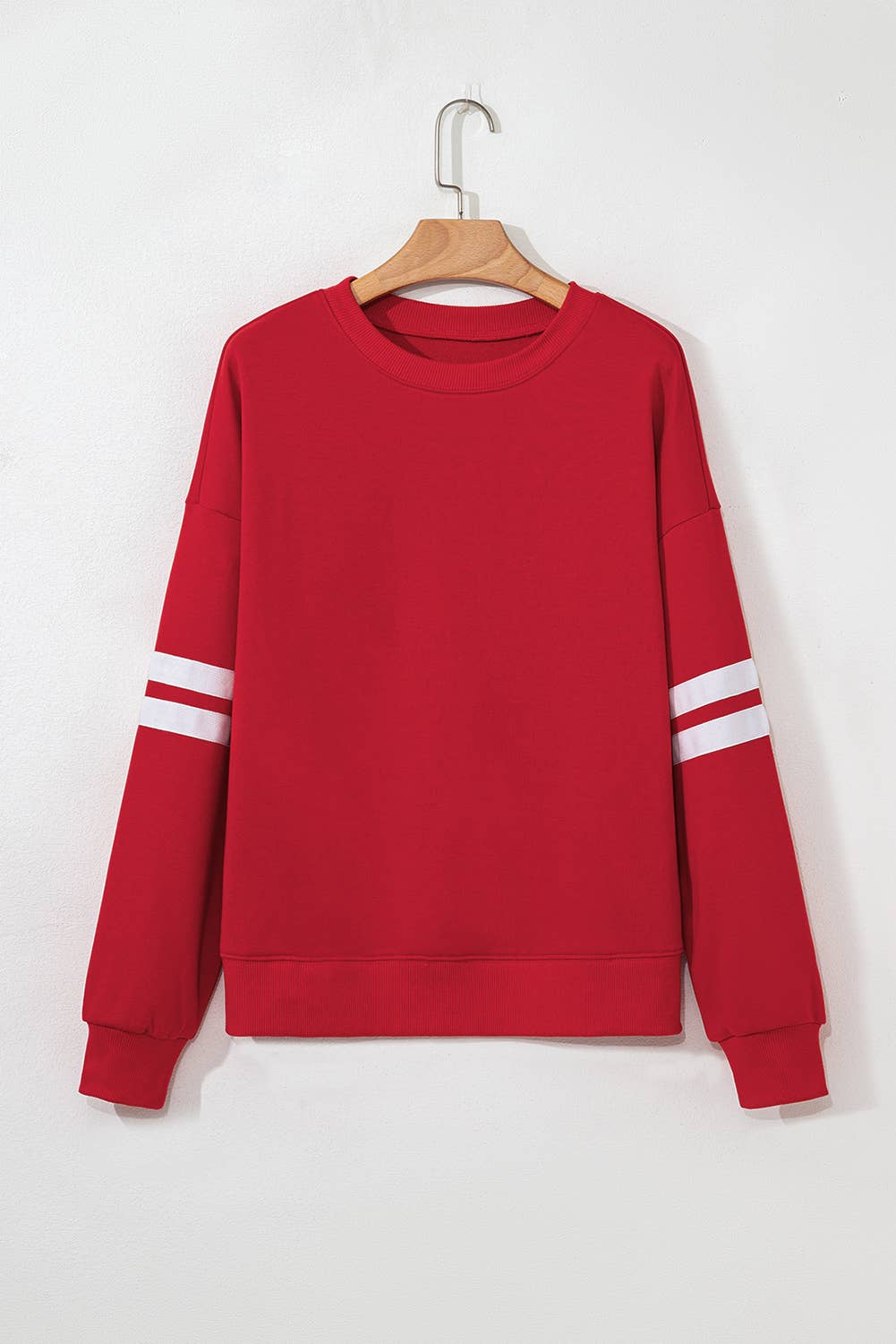 Varsity Striped Sweatshirt