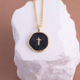 Cross Medallion Necklace