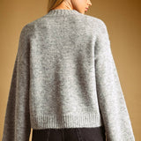 J7114   SWEATER CARDIGAN WITH TOGGLE BUTTON DETAIL