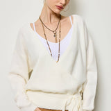 Wrap Knit Cardigan Sweater