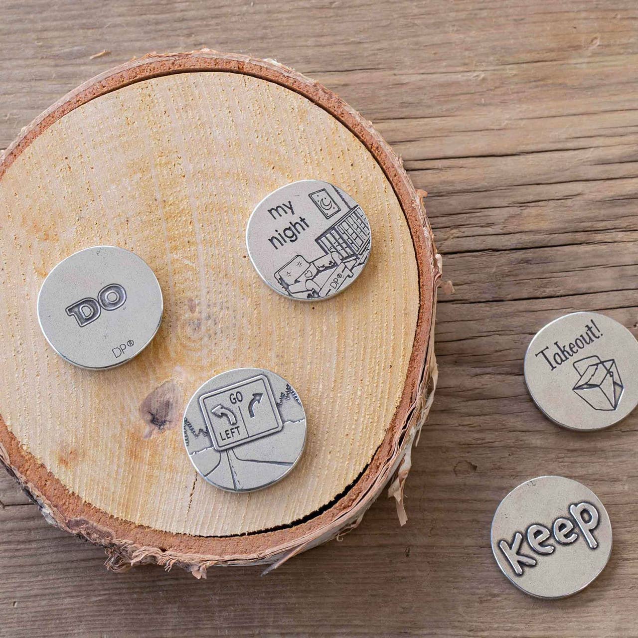 Bag of Decisions Pocket Charms 5 pieces
