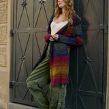Rainbow Long Cardigan