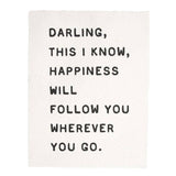 "Darling, This I Know" Handmade Paper Print