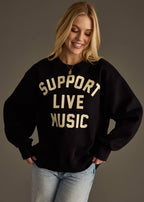 "Support Live Music" Sweatshirt