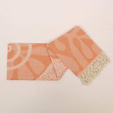 Turkish Cotton Towel with Whale Motif – Spa, Bath or Travel