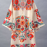 Medallion Bell Sleeve Dress