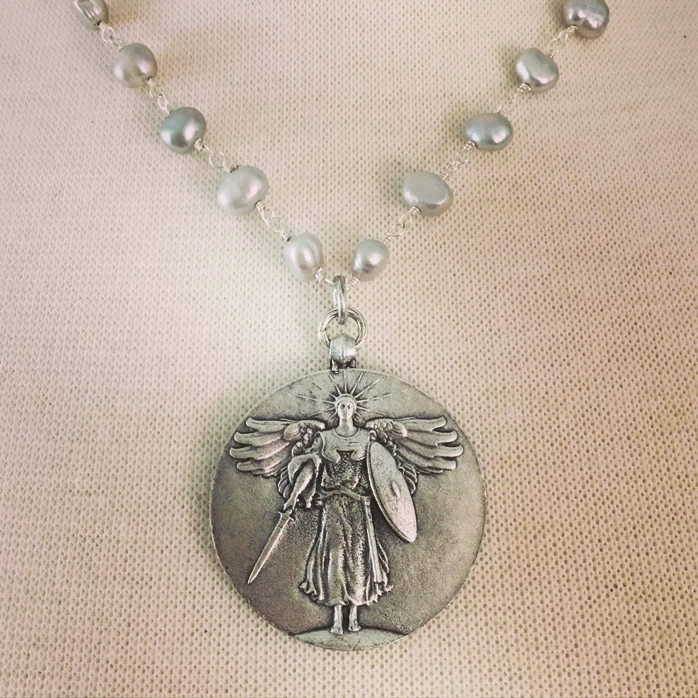 St. Michael Pendant Necklace