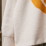 Fuzzy Smiley Face Sweater