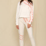 Knit Tri-Blend French Terry Tie Dyed Sweatshirt