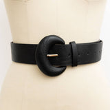 D-Ring Style Weathered Leather Belt