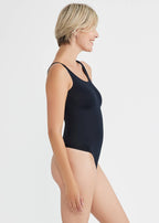 Nylon Seamless Thong Back Bodysuit
