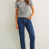 ET6334   SHORT SLEEVE RINGER TOP