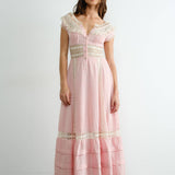 French Vintage-Inspired Lace Dress