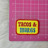 'Tacos and Margs' Embroidery Iron On Patch