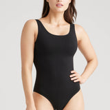 Cotton Seamless Shaping Thong Bodysuit