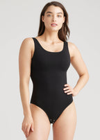 Cotton Seamless Shaping Thong Bodysuit