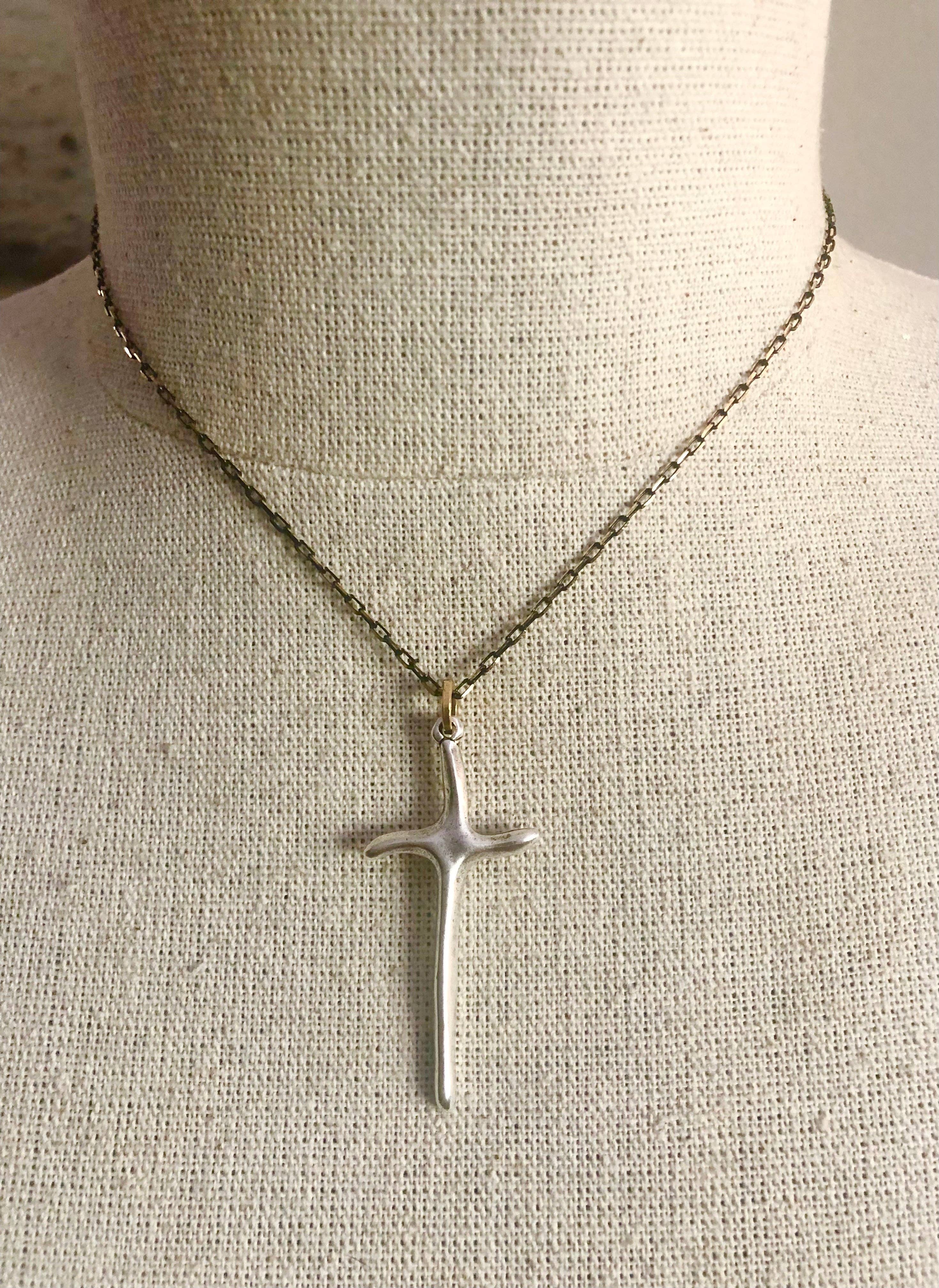 Soul Flow Cross Necklace