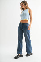 Low Rise Boyfriend Jeans