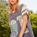Oversize "91" Patch Top