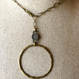 Full Circle Rustic Necklace