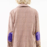 Sudden Sensation Blazer | Pink Jacket | Embroidered Jacket