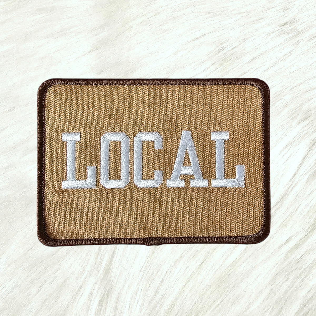 LOCAL Brown Embroidery Iron On Patch – Sugar & Thread